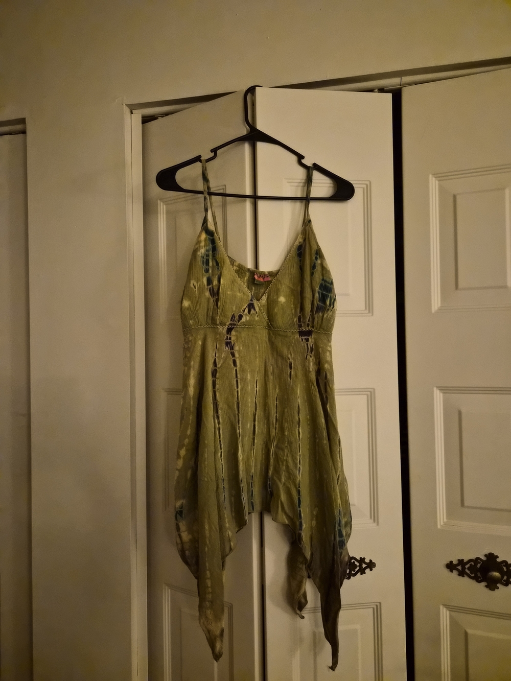 Green Draped Camisole Like New